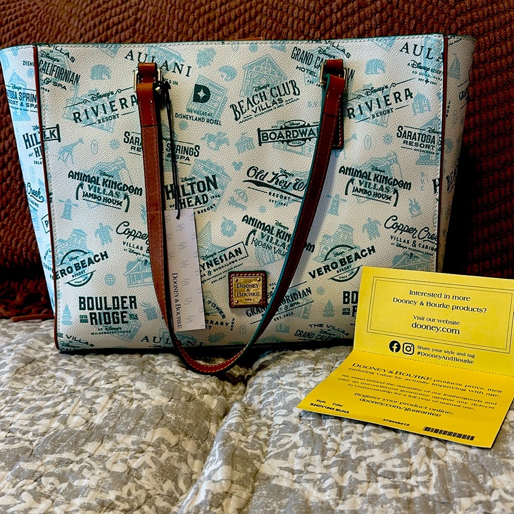 Dooney & Bourke Exclusive Disney Vacation Club Tote Bag 2024 . Used once.